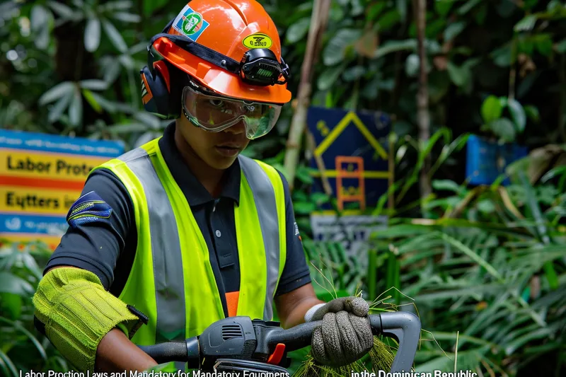 Leyes de Proteccion Laboral Equipo de Seguridad Obligatorio al Usar Desbrozadoras