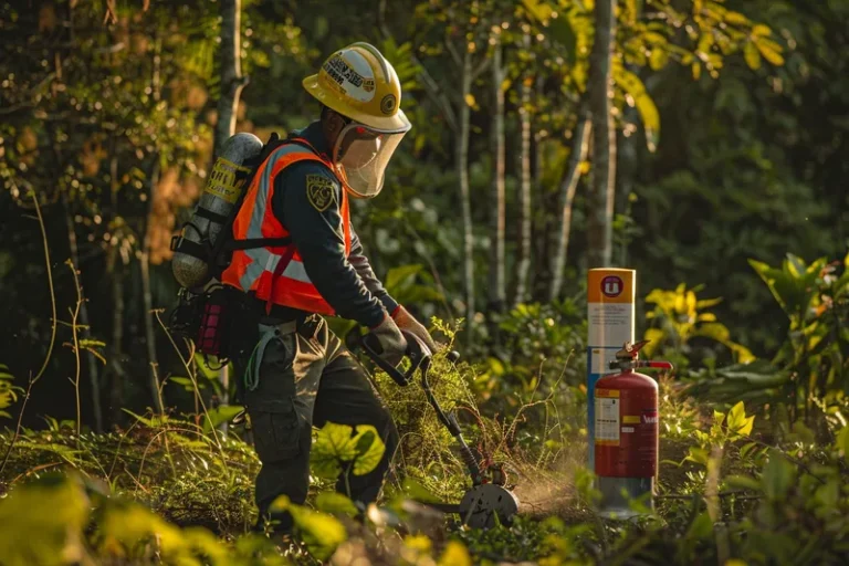 Normas para la Prevencion de Incendios al Utilizar Desbrozadoras en Terrenos Forestales